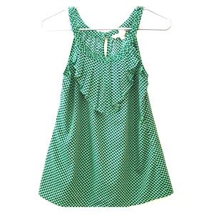 BANANA REPUBLIC Green Tank Blouse